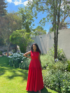 Red Morocco dress